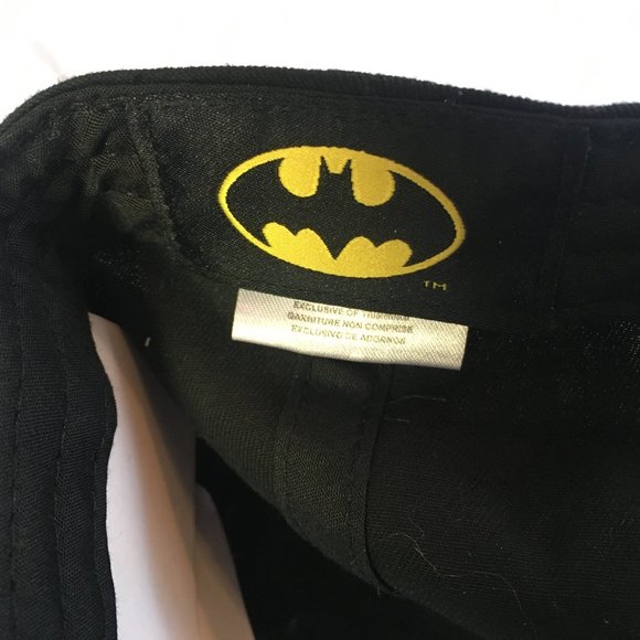 Batman 80th Anniversary Ball Baseball Hat Cap Black Youth DC Comics Gotham City - Picture 12 of 14